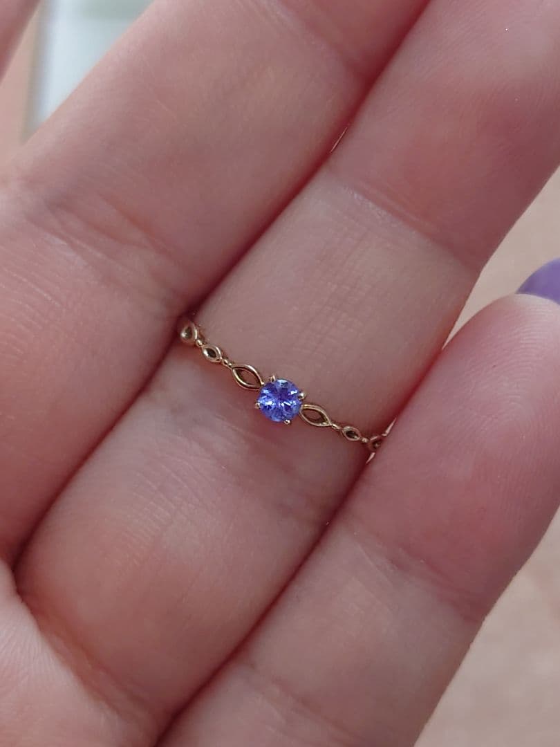 ずんだ　BIZOUX ビズー ワンマイルジュエリー タンザナイト リング