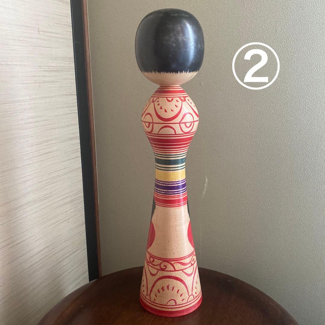 こけし四本セット 津軽系 奥瀬鉄則