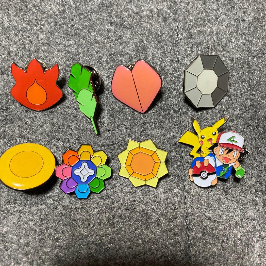 ポケモン ジムバッジ カントー編 ポケットモンスター 全8種類 初代