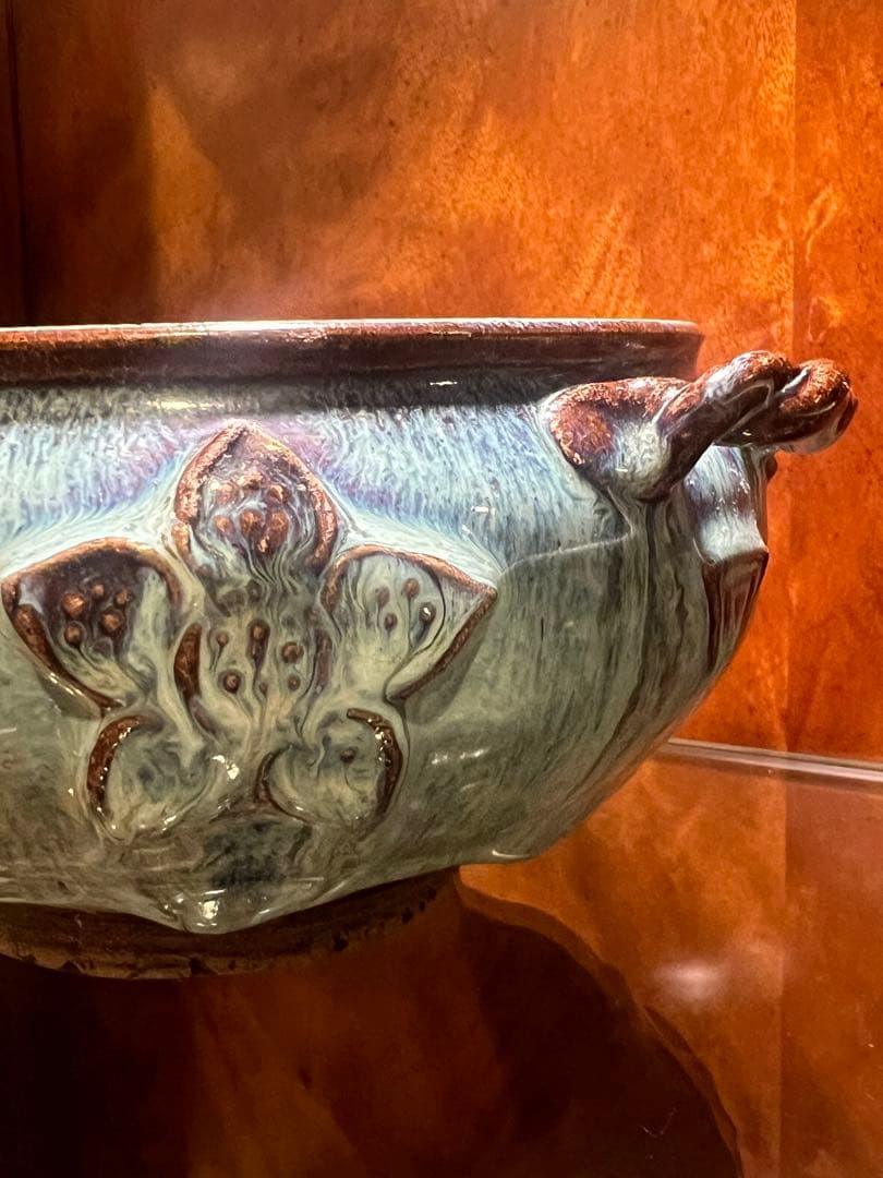 中国宋元明朝 の鈞窯香炉　中国骨董　古美術　唐物　中国美術品　青磁 ★ 江戸骨董