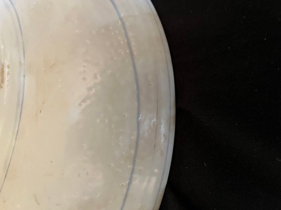 激レア！中国 明 呉須大皿径38cm 野趣溢れる民窯の豪快さがいい - メルカリ