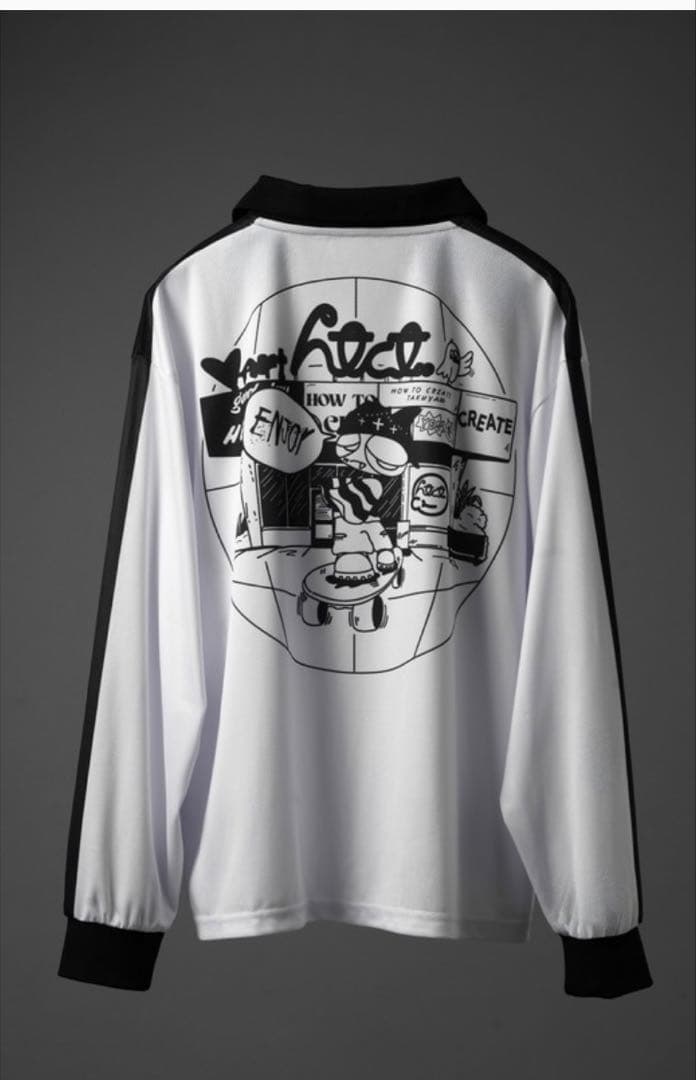 TAKUYA∞の創り方フットボール シャツ/ホワイト 長袖 新品 Lサイズ