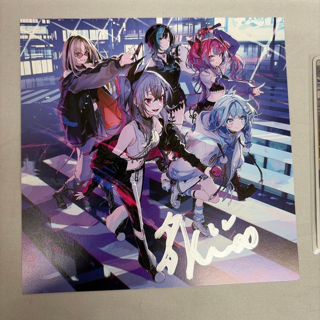 綺々羅々ヴィヴィ 直筆サイン FLOWGLOW 1st アルバム EC数量限定