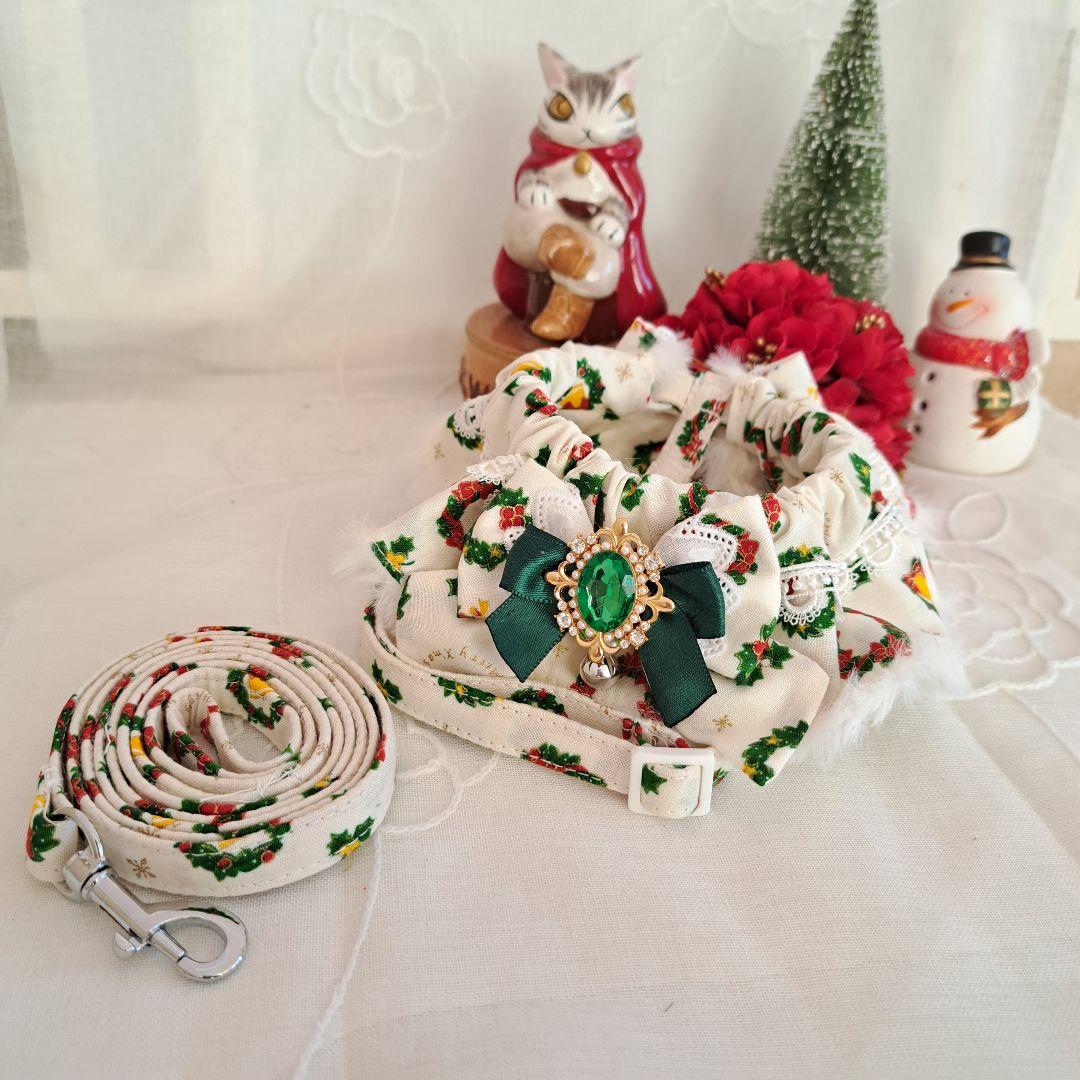 短毛(ブルー②)ジューンブライドシュシュ、わんちゃん猫ちゃん用