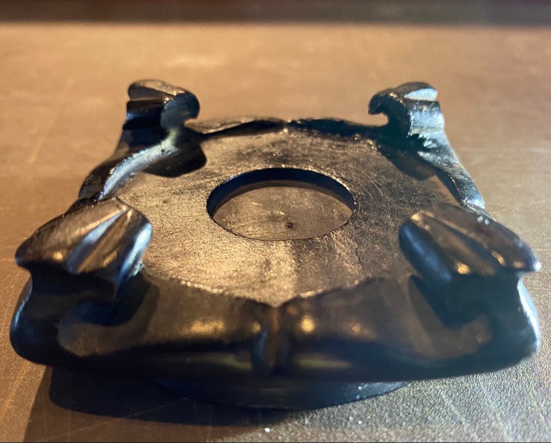 古和田玉 翡翠 鑑賞台付・ヴィンテージ レア ・オブジェ・鼻煙壺