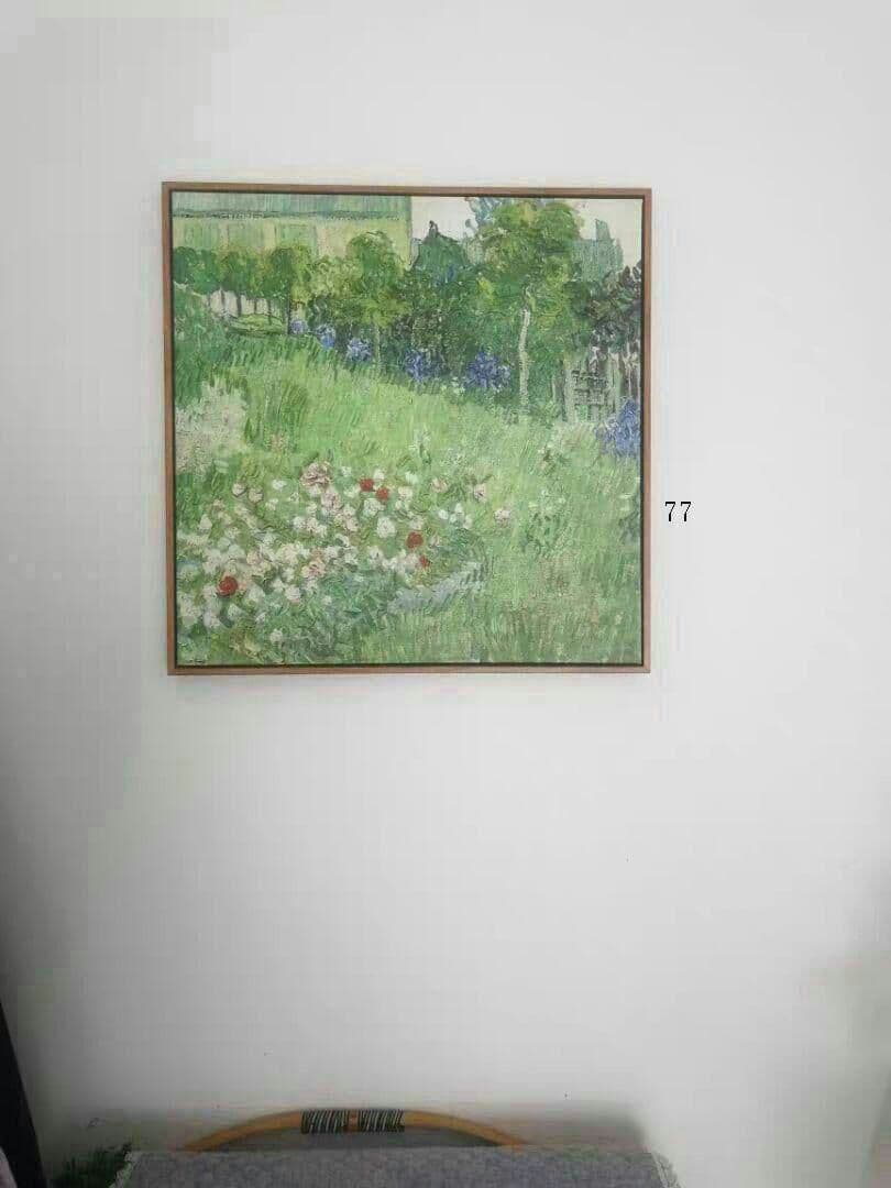 絵画油絵 ゴッホホワイトローズ装飾8