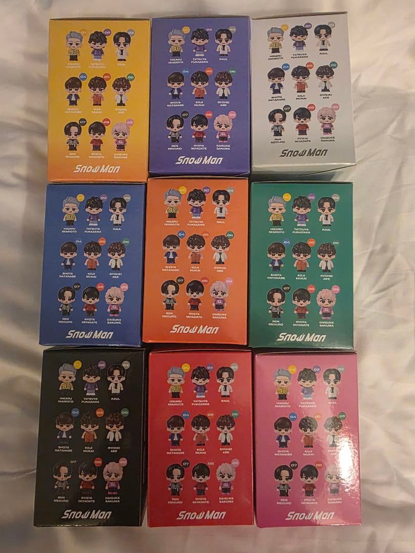  Man ON すのチル ソフビ９体セット【おまけ付き】