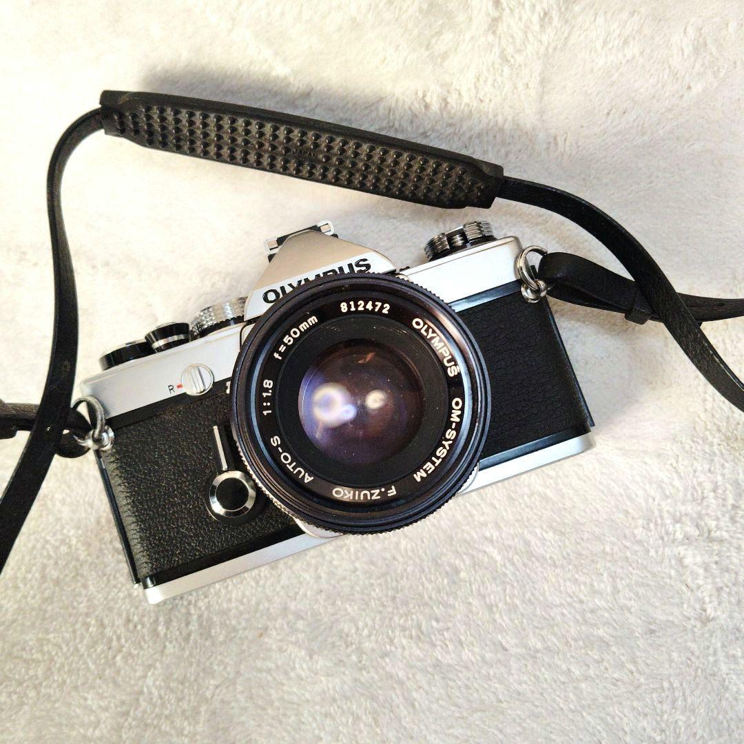 □美品□ OLYMPUS OM-1N F.ZUIKO 50mmf1.8ストラップ
