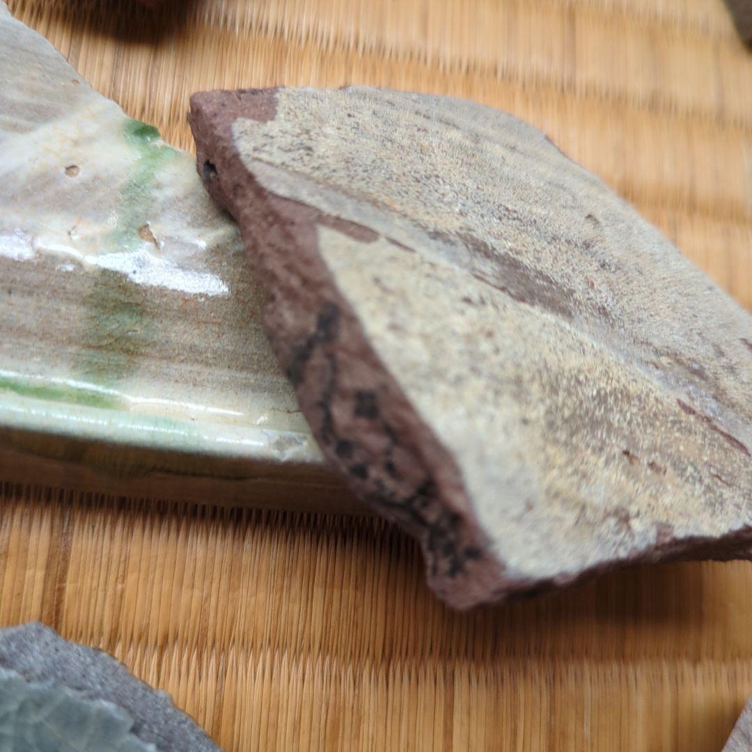 古代陶器の破片 15個セット 古唐津 陶片 かけら