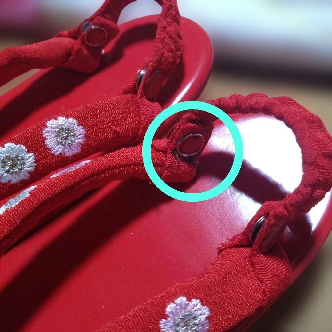 三歳★花ひめ★椿と矢羽根★被布着物小物フルセット★赤ピンク