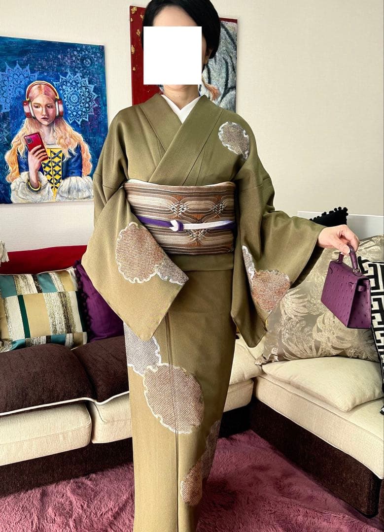 訪問着4点フルセット 736A 入学式 卒業式 結婚式 七五三 お宮参り 楽天