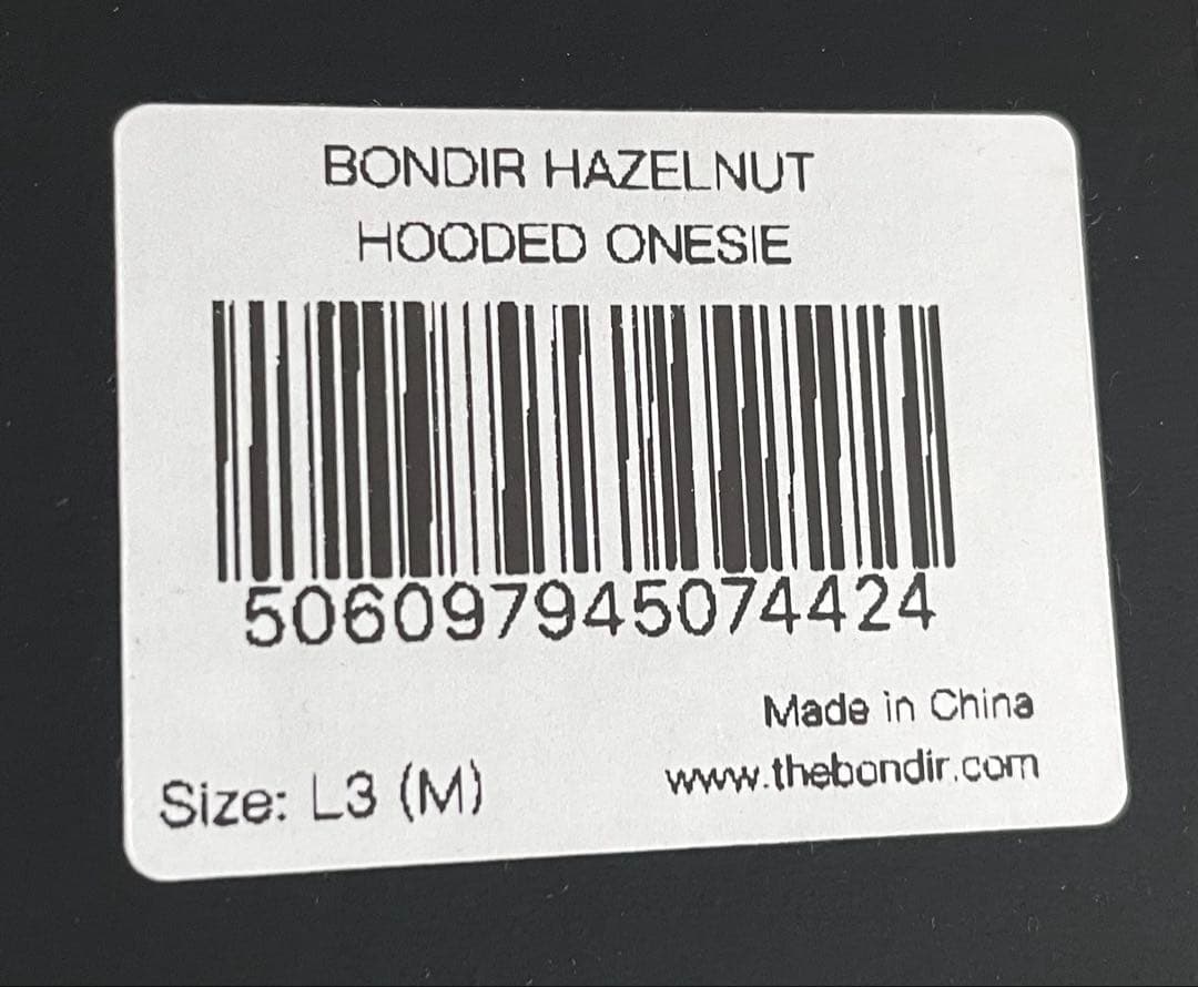 bondir ヘーゼルナッツ フーディワンサイズ L3 大型犬