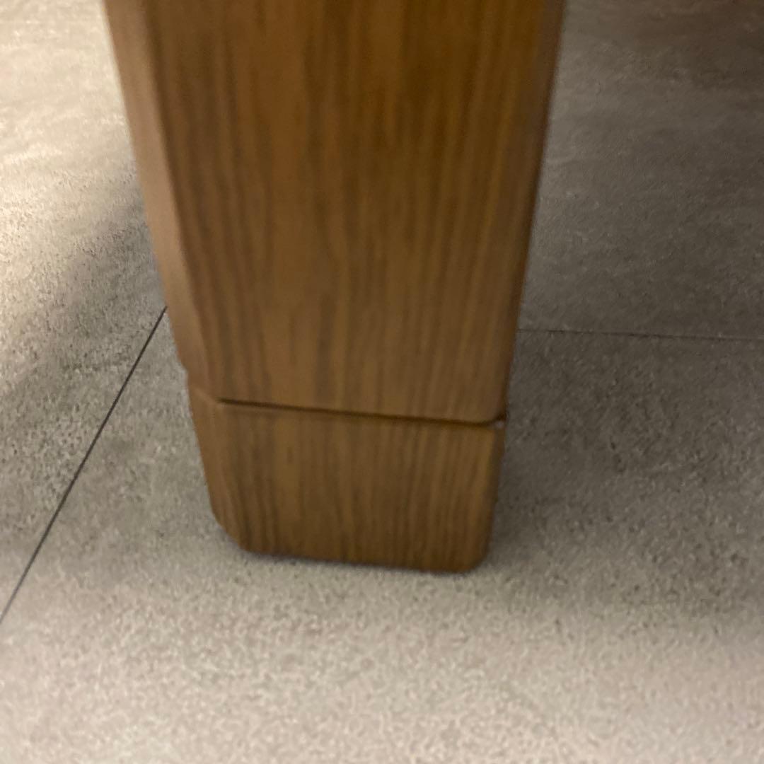 梱包・発送たのメル便使用 こたつ約120×80cm 長方形 木目調