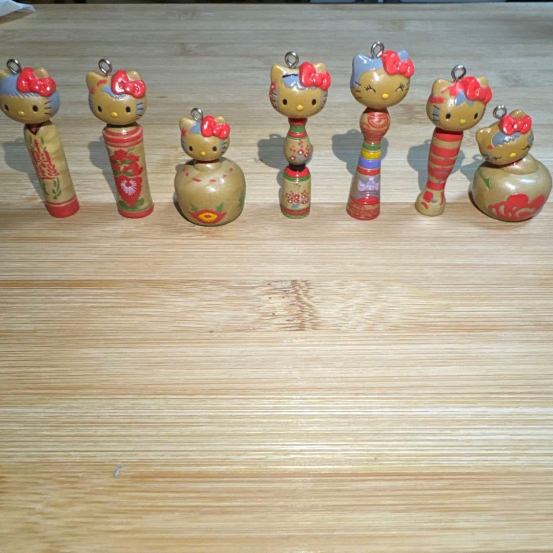 【日本限定・激レア】ふるさと紀行　ハローキティ民芸風マスコット　全24フルセット