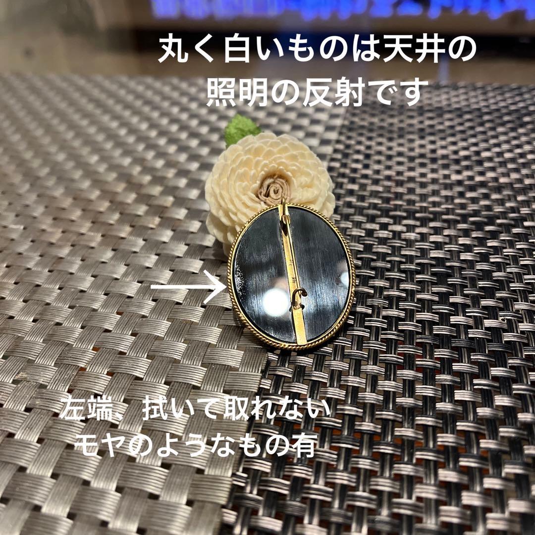 カメオ ブローチ ペンダントトップ18k カメオ ペンダントトップ YG K18