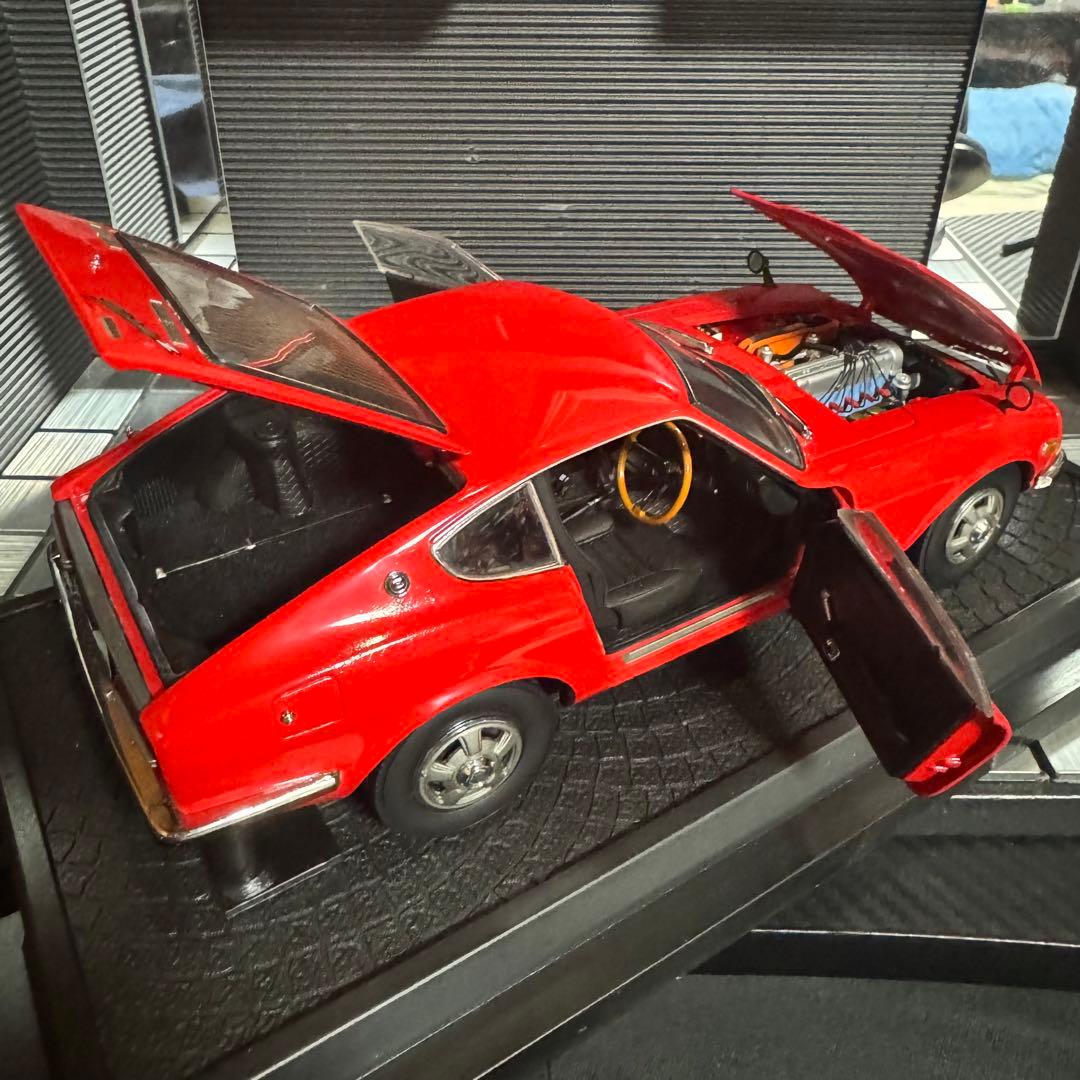 絶版 未展示品 京商 1/18 フェアレディZ-L(RED)