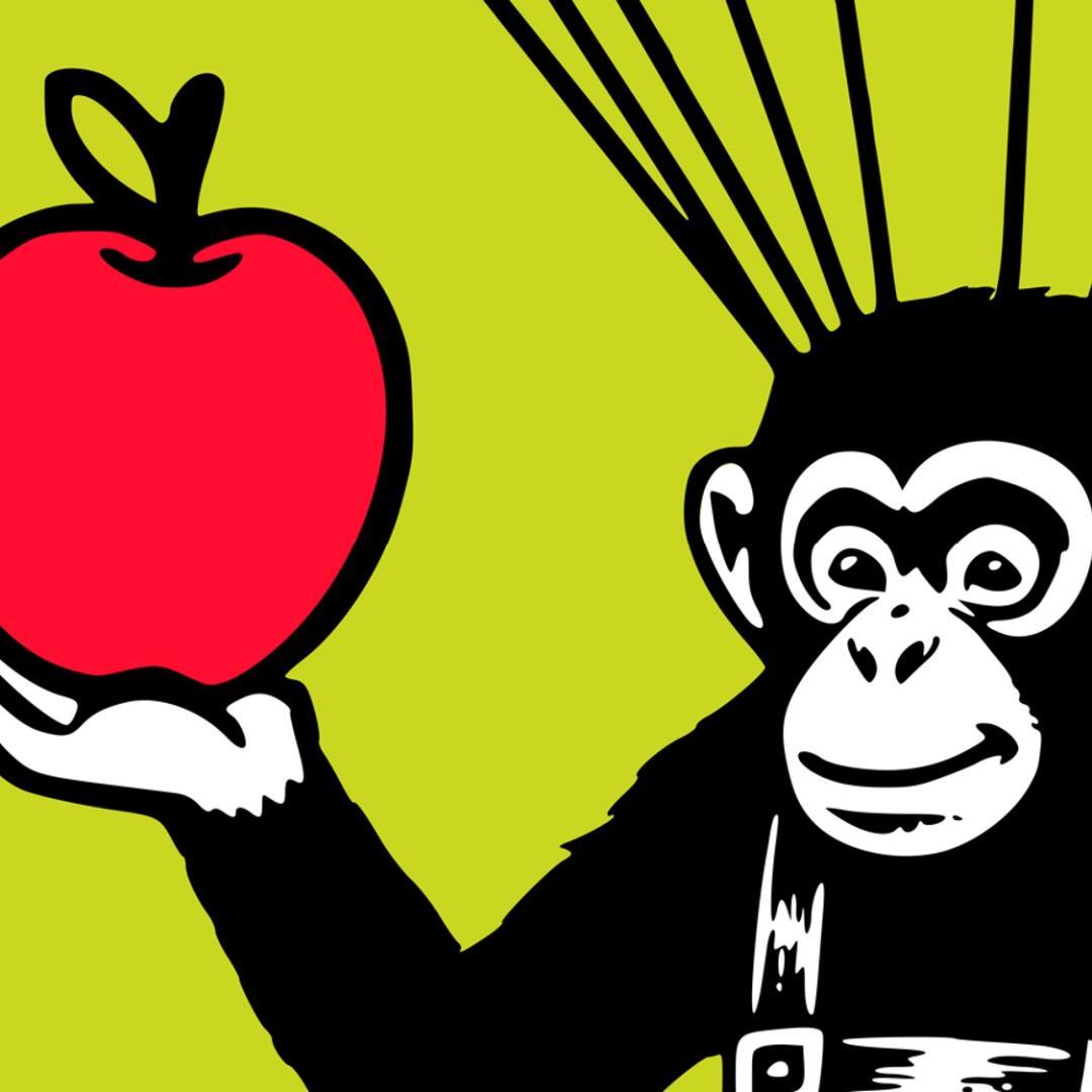 MONKEY MARK フルーツ・パラシュート グラフィックアート A1サイズ