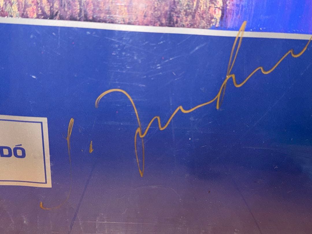 トレンツォリャド Torrents Llado ポスター サイン入り