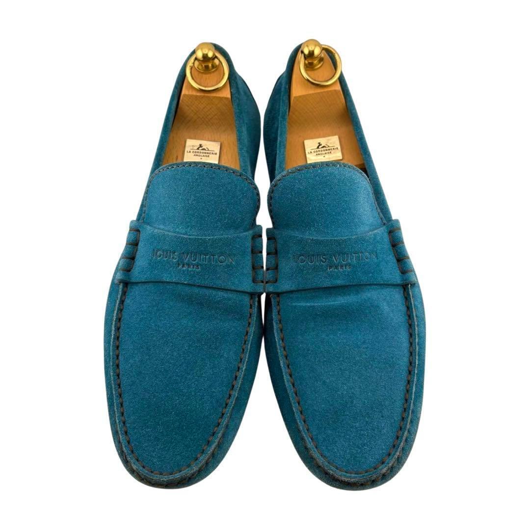 【wakamono.523】ルイヴィトン スエード ドライビングシューズ