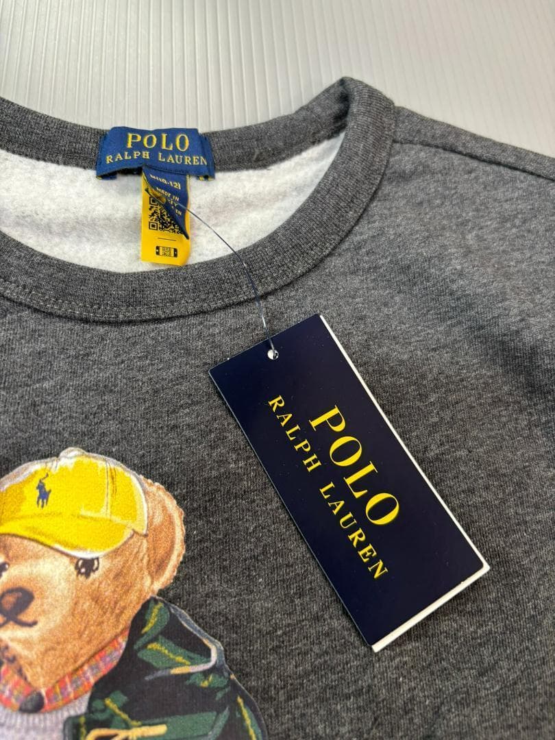 残り僅か2025最新作新品ラルフローレン　ポロベアトレーナーボーイズM150