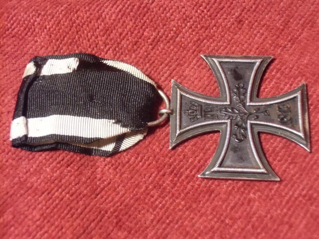 Ｗ帝政ドイツ軍/プロイセン王国＊１９１４年＊鉄十字勲章２級（実物）