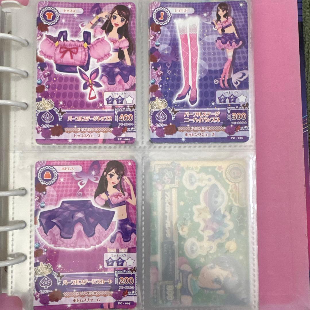 あ*や様 アイカツ Swing Rock バインダー、カードコレクション - メルカリ