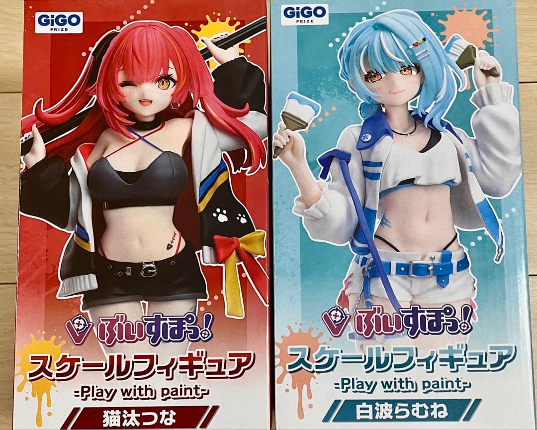 ぶいすぽ GiGO限定 スケールフィギュア 猫汰つな 白波らむね - メルカリ