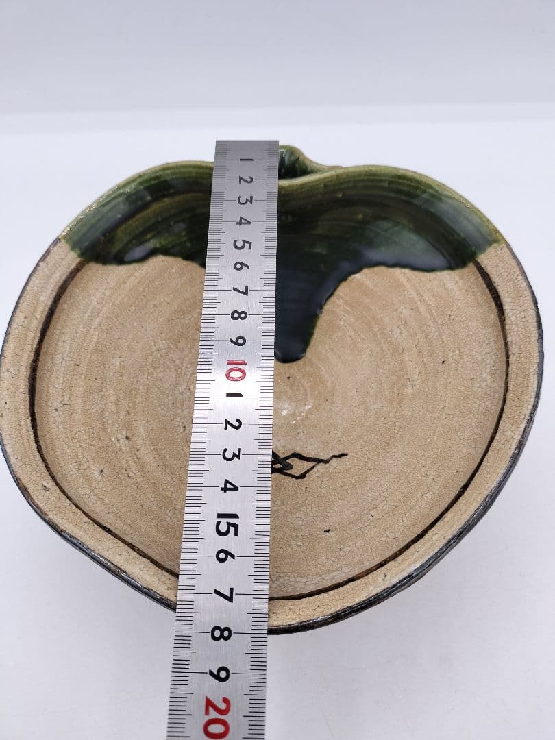 c761 菓子器 織部 片口 山口茂 木箱 茶道具 古物 - メルカリ