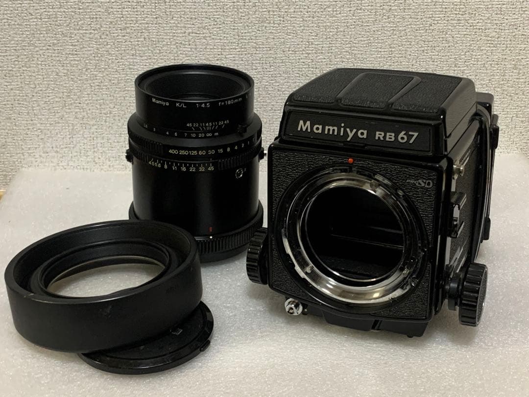 フィルムカメラ Mamiya RB67 PRO SD K/L 1:4.5 180mm L-A フィルムカメラ Mamiya RB67 PRO SD K/L 1:4.5 180mm L-A フィルム
