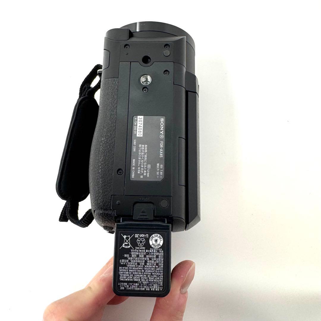 SONY FDR-AX45 ブラック デジタルビデオカメラ 【中古】