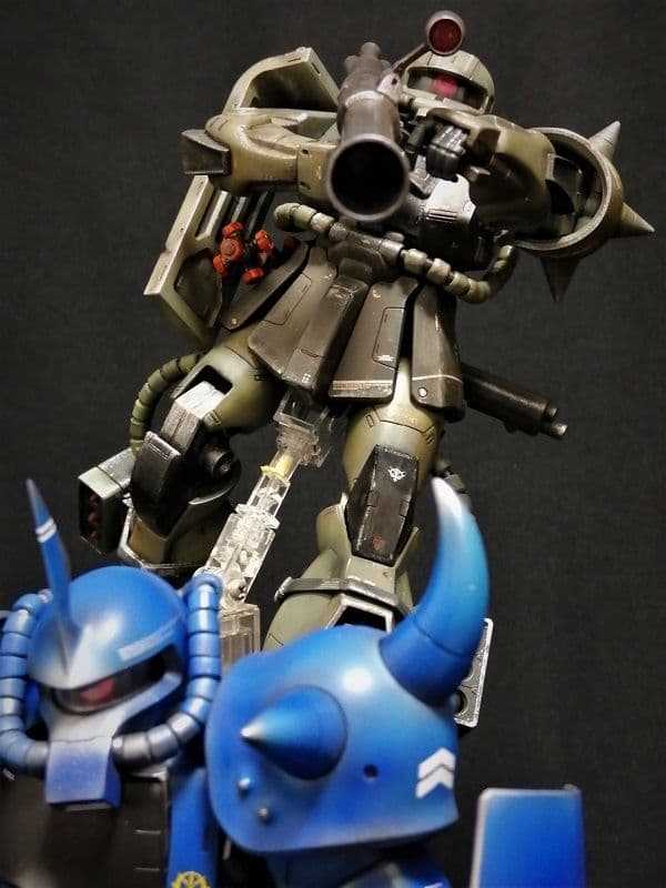 これぞ歴戦のザク!!】MGフル塗装完成品！