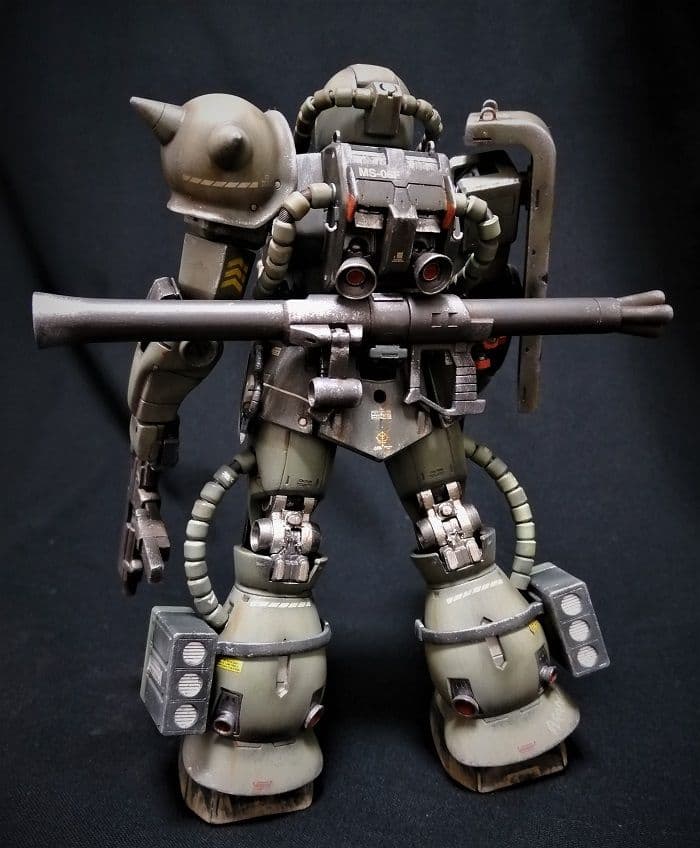 【これぞ歴戦のザク!!】MGフル塗装完成品！