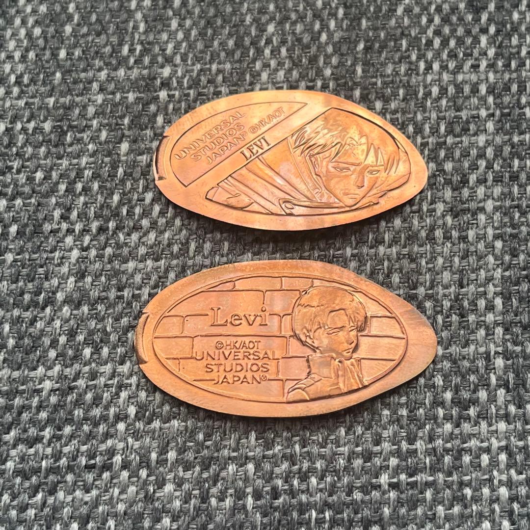 ユニバーサルスタジオ☆進撃の巨人☆リヴァイ☆記念メダル☆茶平工業