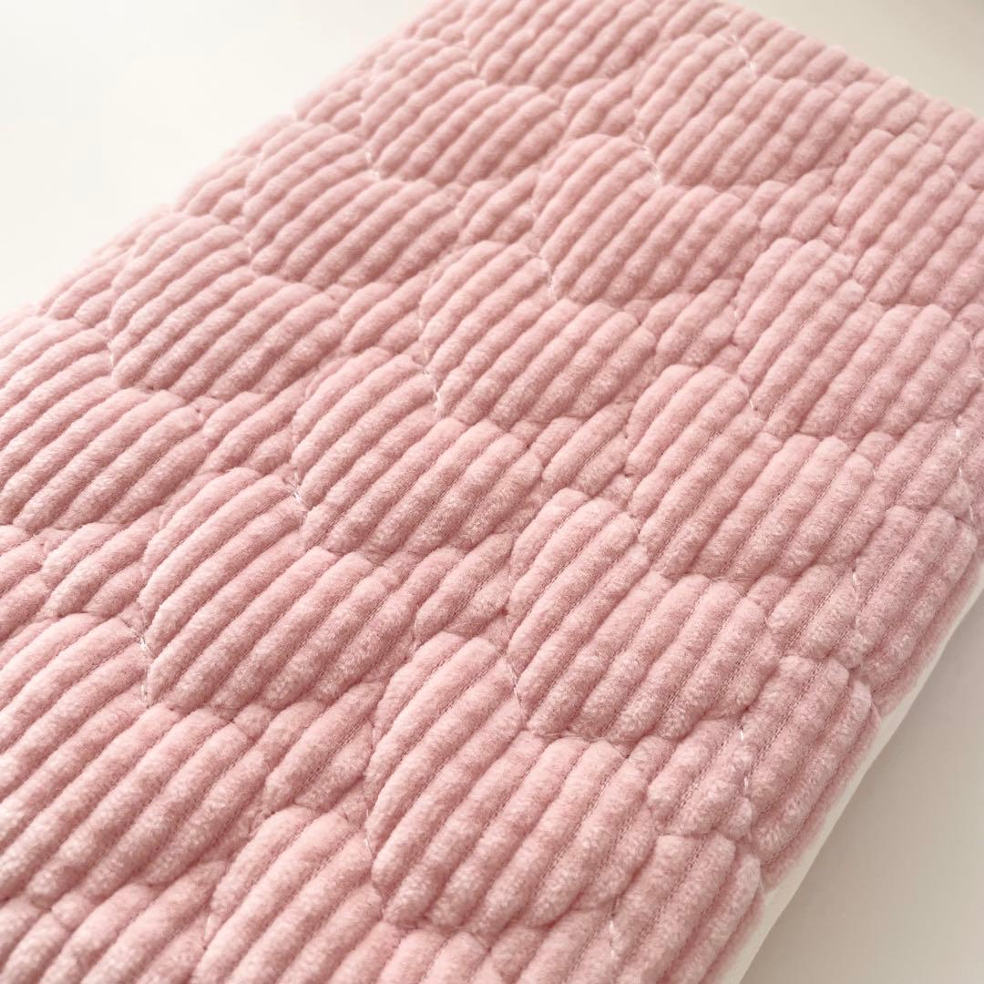 早い者勝ち　韓国　バインダー　貯金　カバー　リフィル　コーデュロイ　ピンク