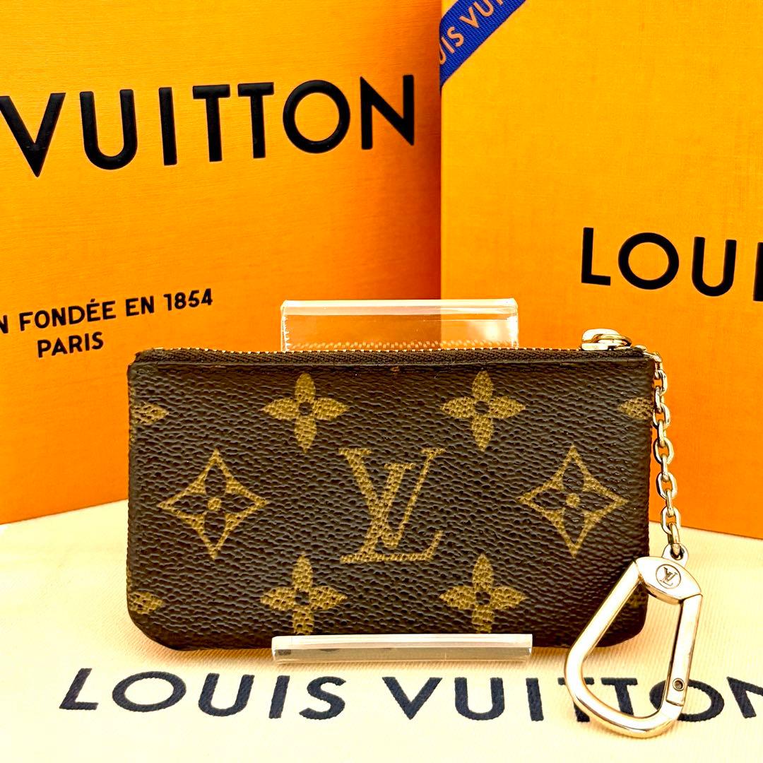 美品✨ルイヴィトン モノグラム ポシェット クレ ケース 小銭入れ