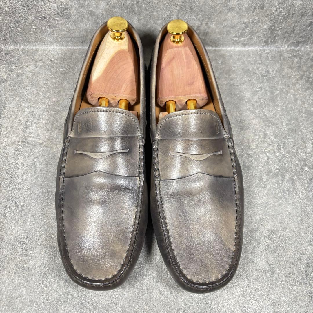 【美品】TOD'S ドライビングシューズ ローファー モカシン 27cm