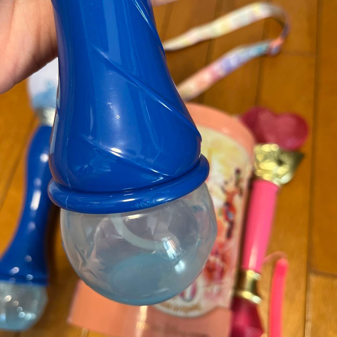 ディズニーランド　40周年ポップコーン入れ　シャボン玉　ミニースティックライト