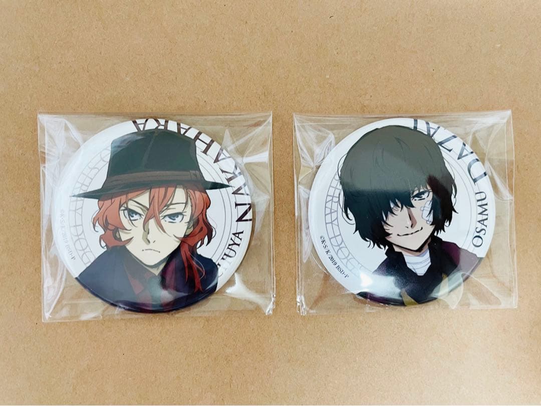 文豪ストレイドッグス〙中原中也 太宰治 缶バッジ 6点セット