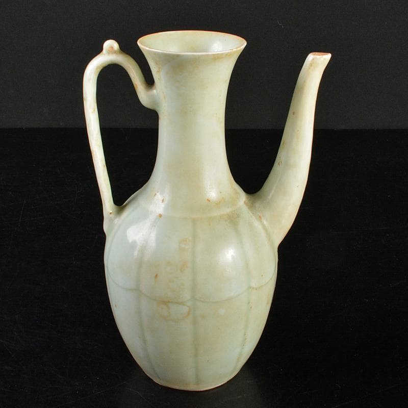 中国 影青 青白磁 水注 執壷 時代箱付 V R6482