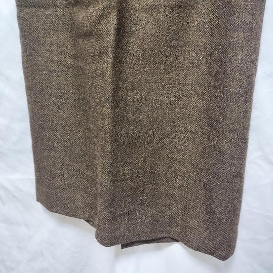 Christian Dior クリスチャンディオール ウールスカート　カーキ