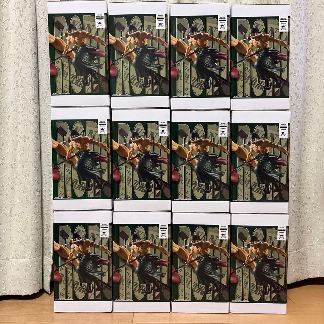ワンピース　Grandista　ゾロフィギュア　12個セット