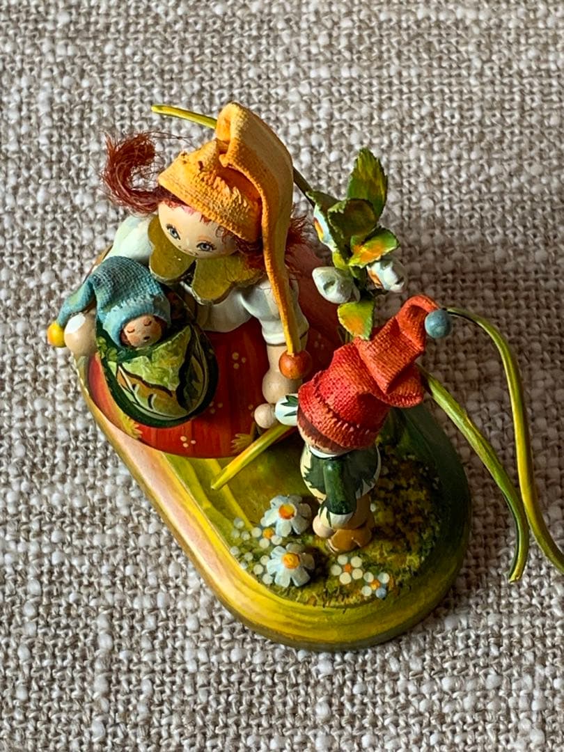 ドイツ製 木製人形 ケーテウォルファルト社の2001年度限定の兄弟の可愛い