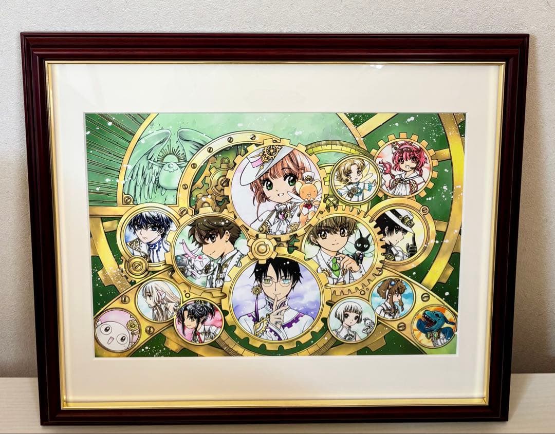 CLAMP画業30周年記念　メインビジュアル複製原画　B4版 CLAMP画業30周年記念メインビジュアル複製原画、CLAMP作品複製原画32枚