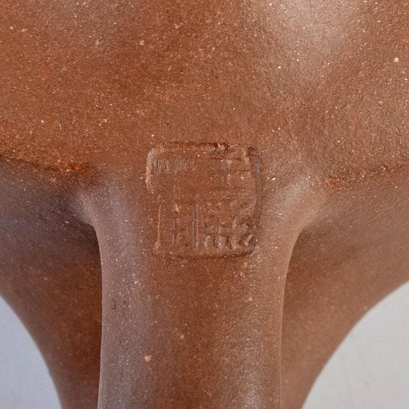 中国 紫砂 朱泥 急須 茶壷 在銘 C 9270