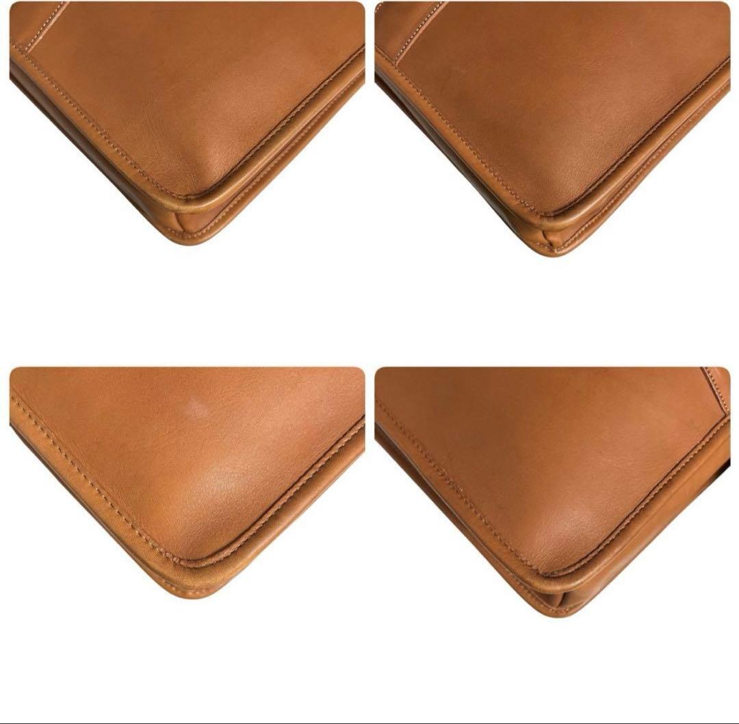 コーチ　オールドコーチ　ビジネスバッグ　レザー　ブラウン　A4