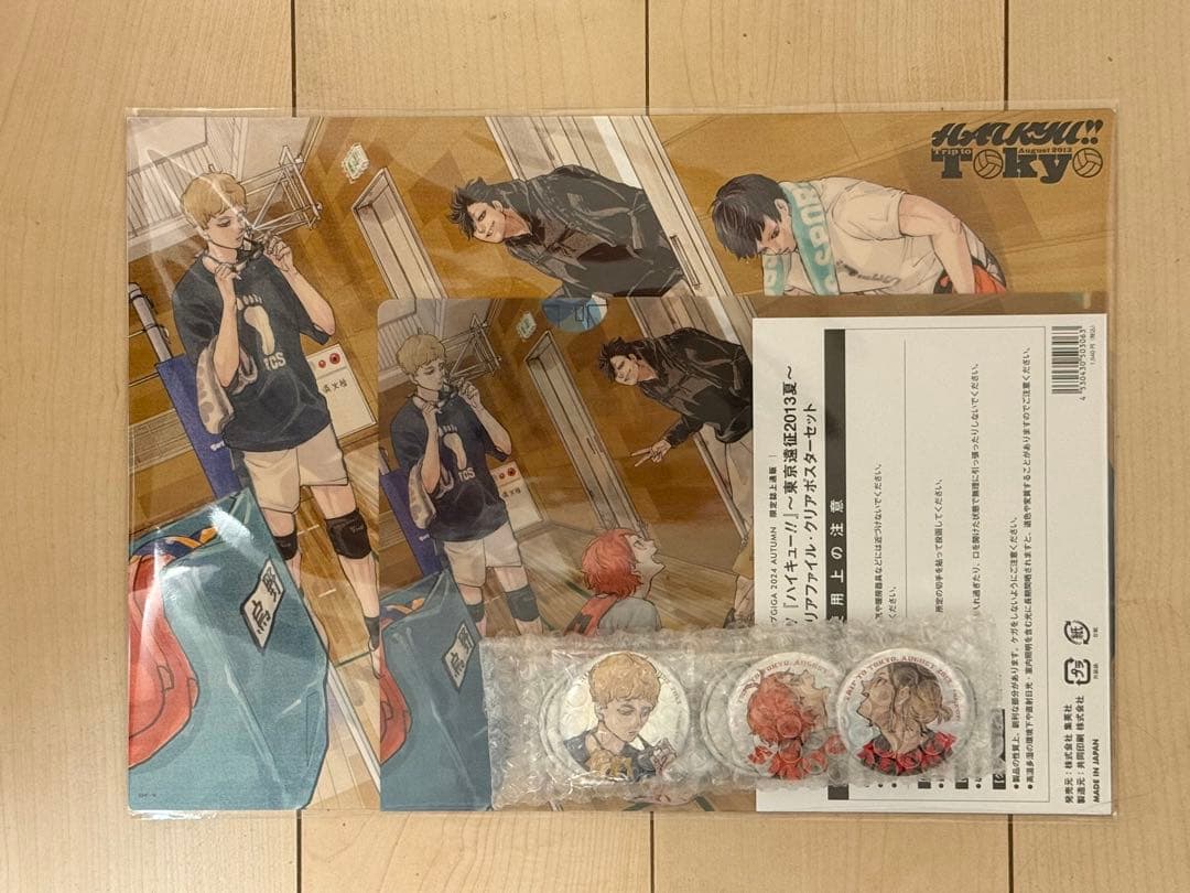 ハイキュー!!ジャンプGIGAクリアファイル・クリアポスターセット10個