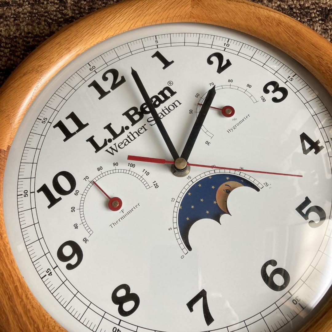 L.L.Bean 「weather station」壁掛け時計