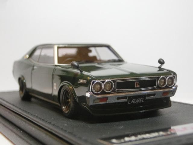 イグニッションモデル 1/43 IG0140 日産ローレル2000SGX緑 箱付