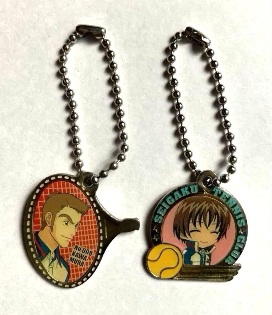 テニスの王子様　テニプリ　チャーム　８個セット 越前　手塚　不二　菊丸　河村　乾