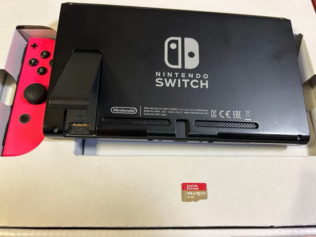 Nintendo Switch 2021年　128GBマイクロSD付き